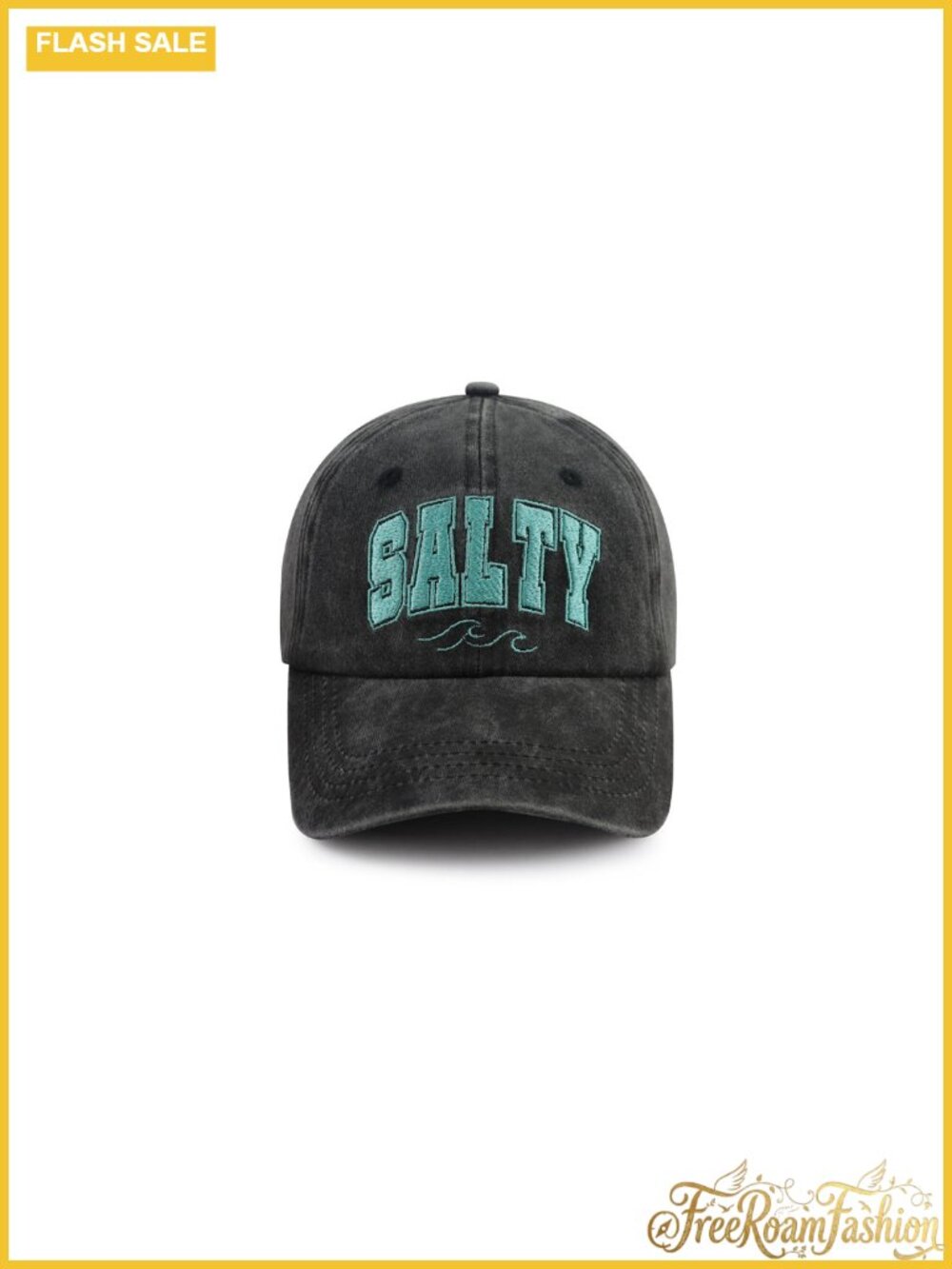 Embroidered Cotton Adjustable Baseball Cap Funny Beach Hat - Picture 2 of 6